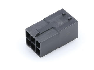 1727621006 - Mini-Fit Sigma Plug Housing, 4.20mm Pitch, Dual Row, UL 94V-0, Glow-Wire Capable, 6 Circuits 1727621006 - Mini-Fit Sigma Plug Housing, 4.20mm Pitch, Dual Row, UL 94V-0, Glow-Wire Capable, 6 Circuits