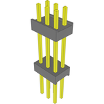Samtec-EW-03-12-G-D-562 Connector Headers and PCB Receptacles Conn Board Stacker HDR 6 POS 2.54mm Solder ST Top Entry Thru-Hole Bulk