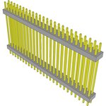 Samtec-TW-25-12-L-D-840-125 Connector Headers and PCB Receptacles Conn Board Stacker HDR 50 POS 2mm Solder ST Top Entry Thru-Hole Bulk