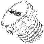 Amphenol-VENT-PS1NCR-N8002 Connector Accessories Connector Accessories Screw Straight Polycarbonate White Amphenol-VENT-PS1NCR-N8002 Connector Accessories Connector Accessories Screw Straight Polycarbonate White