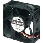 SANYO DENKI-9GV0912P1H031 Blowers and Fans DC Fan Axial Ball Bearing 12V 10.2V to 13.8V 178CFM 64dB 92 X 92 X 38mm Sensor