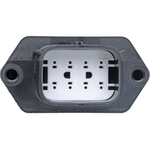 Molex-0194350812 Connector Discrete Wire Housing Conn Housing PL 8 POS 5.84mm Crimp ST Panel Mount Black MX150L™ Bag