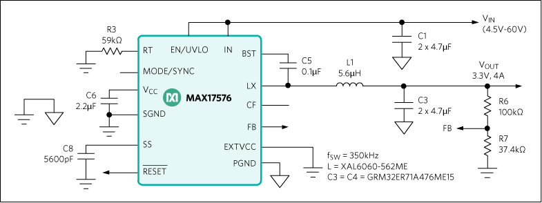 MAX17576 product image