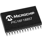 Microchip Technology-PIC16F18857-I/SO Microcontrollers - MCUs MCU 8-bit PIC RISC 56KB Flash 2.5V/3.3V 28-Pin SOIC W Tube