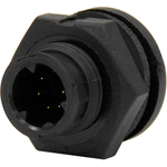 Conxall-W17982-5PG-P-3ES Connector Circular Conn Circular PIN 5 POS Solder Cup ST Cable Mount 5 Terminal 1 Port