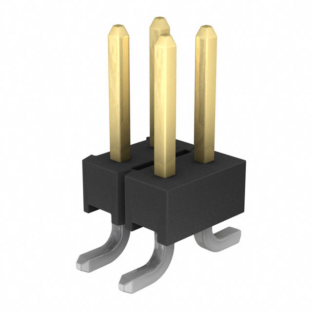 AMPMODU Mod II Breakaway SMT Dual Gold 4 Pins