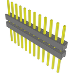 Samtec-EW-12-10-T-S-250 Connector Headers and PCB Receptacles Conn Board Stacker HDR 12 POS 2.54mm Solder ST Top Entry Thru-Hole Bulk