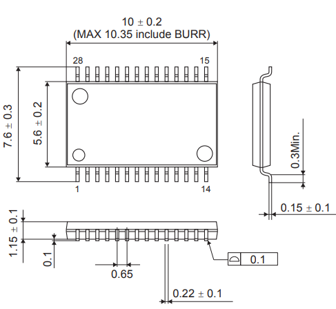 Product dimension image