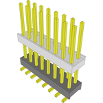 Samtec-HW-08-11-G-D-500-SM Connector Headers and PCB Receptacles Conn Board Stacker HDR 16 POS 2.54mm Solder ST Top Entry SMD Tube