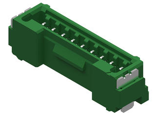 5055680776 - 1.25mm Pitch, Micro-Lock Plus PCB Header, Single Row, Vertical, Surface Mount, Tin-Bismuth Plating, Positive Lock, 7 Circuits, with Pick-and-Place Tape, Green