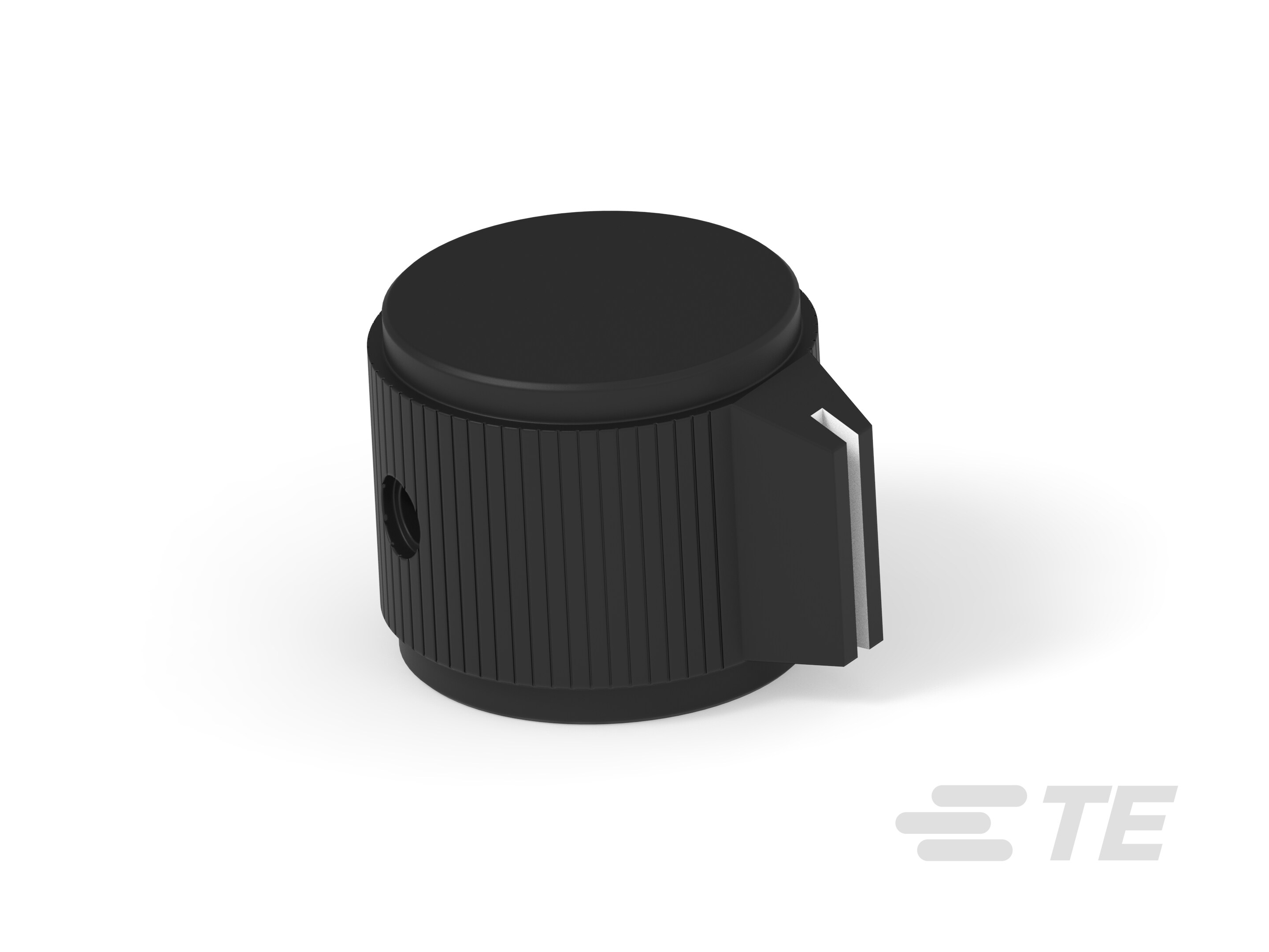 KPN700B1/4=KNOB BLK W/POINTER-9-1437622-6