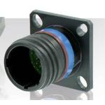 SOURIAU-D38999/20FF18PN Connector Circular Conn Circular PIN 18 POS Crimp ST Flange Mount 18 Terminal 1 Port