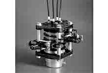 1300920120 - Aero-Motive Silver Self-Contained Slip Ring, 5A, 16 AWG, 2 Conductors, Bore Size 38.10mm (1.500") Diameter