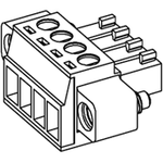 Molex-395040018 Connector Terminal Blocks Conn Eurostyle Block F 18 POS 3.5mm Screw RA Cable Mount 8A/Contact Eurostyle™