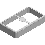 Masach Tech-MS638-10F Board Mount EMI Enclosures 63.8 x 36.3 x 11mm Two-piece Drawn-Seamless RF Shield/EMI Shield FRAME (CRS)