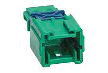 988241025 - NSCC Pin Connector, Unsealed, 2.8mm, 5.00mm Pitch 2, Circuits, Green