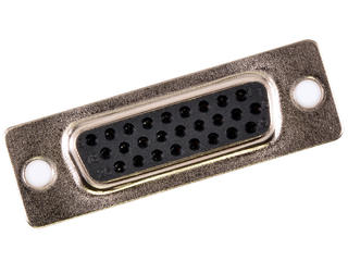 1731130061 - FCT High-Density D-Sub Connector, Female, Straight, Solder Cup, Gold Plating, 26 Circuits 1731130061 - FCT High-Density D-Sub Connector, Female, Straight, Solder Cup, Gold Plating, 26 Circuits