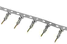 561168228 - CRC Signal Male Terminal, Lead-Free, Chain, Gold (Au) Plating