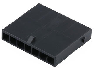 2237940701 - Micro-Fit+ Plug Housing, Single Row, 7 Circuits, UL 94V-0, Free Hanging, Glow-Wire Capable, Black