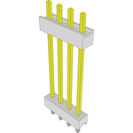Samtec-HW-04-12-L-S-820-100 Connector Headers and PCB Receptacles Conn Board Stacker HDR 4 POS 2.54mm Solder ST Top Entry Thru-Hole Bulk