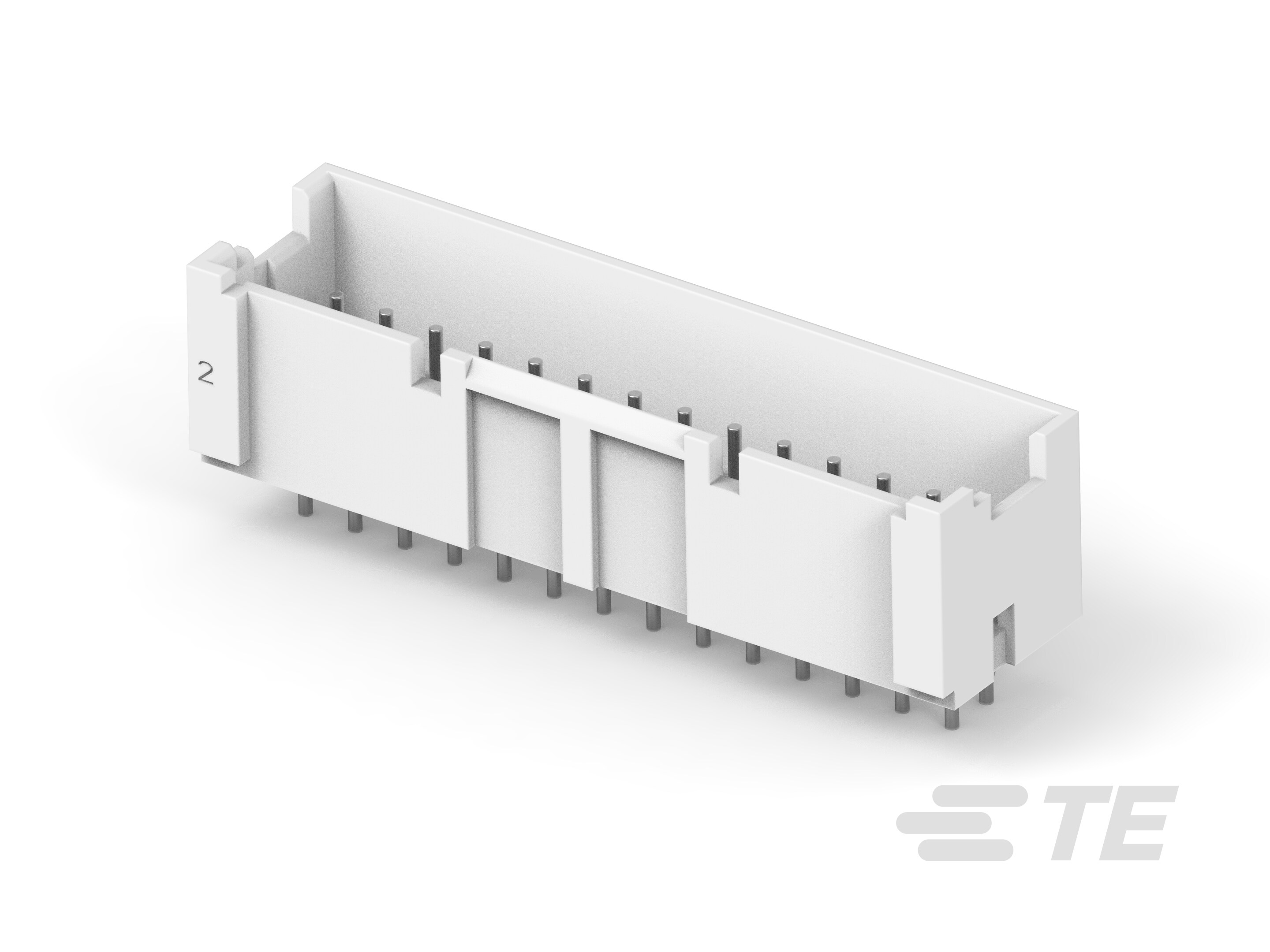 ASSY,HDR,VERT,GWT,BOSSED,DUAL ROW, EP2.5-2-1969570-8