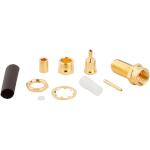 Amphenol RF-132220 Connector RF Conn SMA 0Hz to 12.4GHz 50Ohm Crimp ST Panel Mount RCP Gold Amphenol RF-132220 Connector RF Conn SMA 0Hz to 12.4GHz 50Ohm Crimp ST Panel Mount RCP Gold