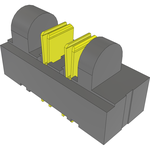Samtec-FMPT-02-01-T-S-V-LC Connector Headers and PCB Receptacles Conn Terminal Strip HDR 2Power POS 1.88mm/3.12mm Solder ST Top Entry Thru-Hole Tray