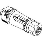 Amphenol-FLS6BS10N3S03 Connector Circular Conn Circular SKT 3 POS ST Cable Mount 3 Terminal 1 Port Bag