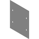 Hammond Manufacturing-CSFC86  Gray Steel Flush Mount Flush Cover