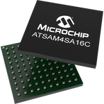 Microchip Technology-ATSAM4SA16CA-CFUR Microcontrollers - MCUs MCU 32-bit ARM Cortex M4 RISC 1MB Flash 1.2V/3.3V 100-Pin VFBGA T/R