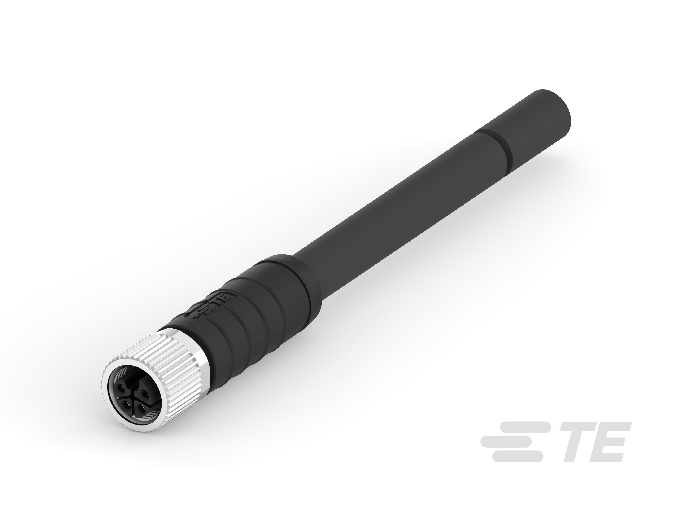 RPC-M12L-4FS-20.0-PVC 14AWG BK-T4151399L14-200