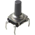 C&K-KSL0M311LFT Switch Tactile Switch Tactile OFF Mom SPST Round Button PC Pins 0.05A 32VDC 1VA 1000000Cycles 1.3N Thru-Hole Bulk