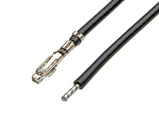2174911102 - Pre-Crimped Lead iGrid-Female-to-Pigtail, Tin (Sn) Plating, 150.00mm Length, 26 AWG, Black