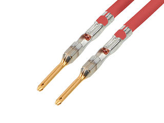 2163022224 - Pre-Crimped Lead MX150 Male-to-MX150 Male, Gold (Au) Plating, 300.00mm Length, 14 AWG, Red