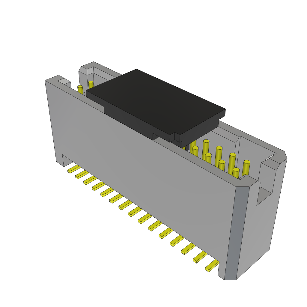 Samtec-TFM-115-22-L-D-P Connector Headers and PCB Receptacles Conn Shrouded Header (4 Sides) HDR 30 POS 1.27mm Solder ST Top Entry SMD TIGER EYE™ Tube