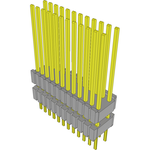Samtec-HDWM-12-60-G-D-250 Connector Headers and PCB Receptacles Conn Board Stacker HDR 24 POS 1.27mm Solder ST Thru-Hole Tube Samtec-HDWM-12-60-G-D-250 Connector Headers and PCB Receptacles Conn Board Stacker HDR 24 POS 1.27mm Solder ST Thru-Hole Tube