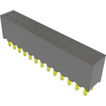 Samtec-SQT-113-01-LM-D Connector Headers and PCB Receptacles Conn Socket Strip SKT 26 POS 2mm Solder ST Top Entry Thru-Hole Tube