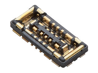 2166560109 - SlimStack Board-to-Board Receptacle, 0.40mm Pitch, 0.70mm Height, GCB7X Series, 6 Signal Pin + 4 Power Pin + 2 Fitting Nail, 15A Battery B-to-B