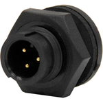 Conxall-W17292-3PG-P-3ES Connector Circular Conn Circular PIN 3 POS Solder ST Panel Mount 3 Terminal 1 Port