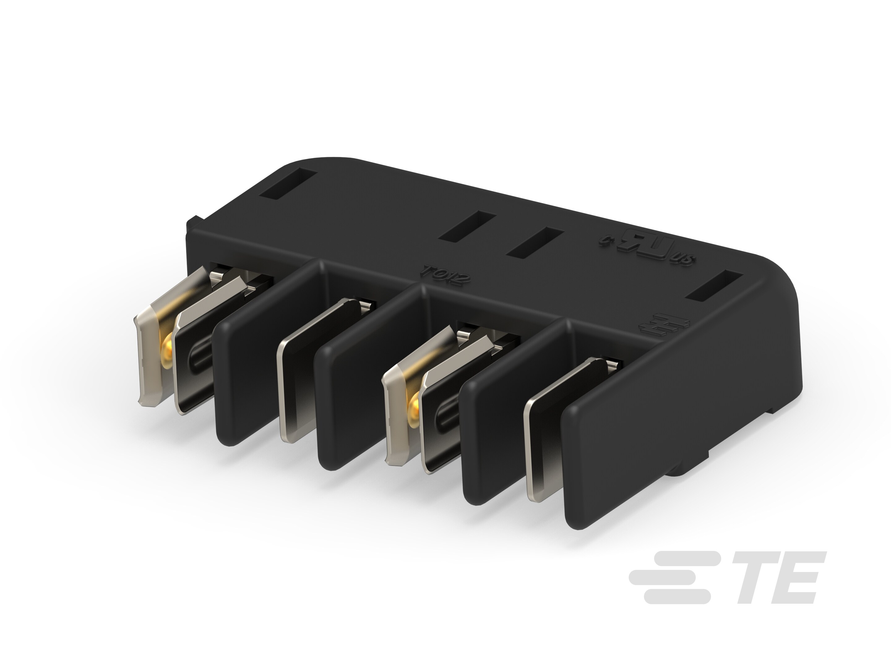 HERM BLADE & REC,4 POS,LATCH,SEL GLD,BLK-1-2213614-2