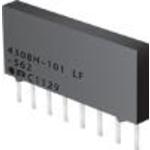 Bourns-4308M-102-202 Resistor Networks and Arrays Res Thick Film NET 2K Ohm 2% 1.2W ±100ppm/°C ISOL Molded 8-Pin SIP Pin Thru-Hole