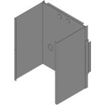 Hammond Manufacturing-C3R15128SC  Gray Galvanized Steel Wall Mount Junction Box