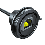 Samtec-SCRES-G-00.90-D-C5E Cable Assembly Other Cable Assembly Ethernet 0.9m 24AWG RJ-45 to RJ-45 8 to 8 POS F-M Crimp-Crimp AccliMate™ Bulk