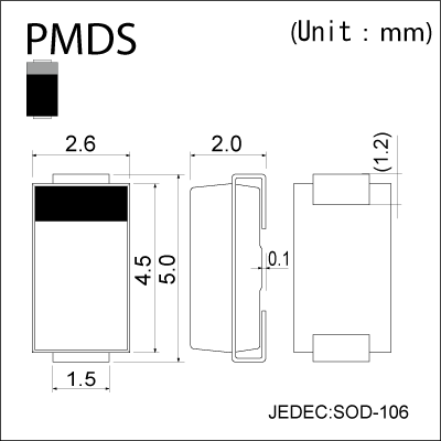 Product dimension image