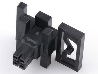 2192681206 - Nano-Fit BMI Receptacle Housing, 2.50mm Pitch, Dual Row, 6 Circuits, Black, Glow-Wire Capable