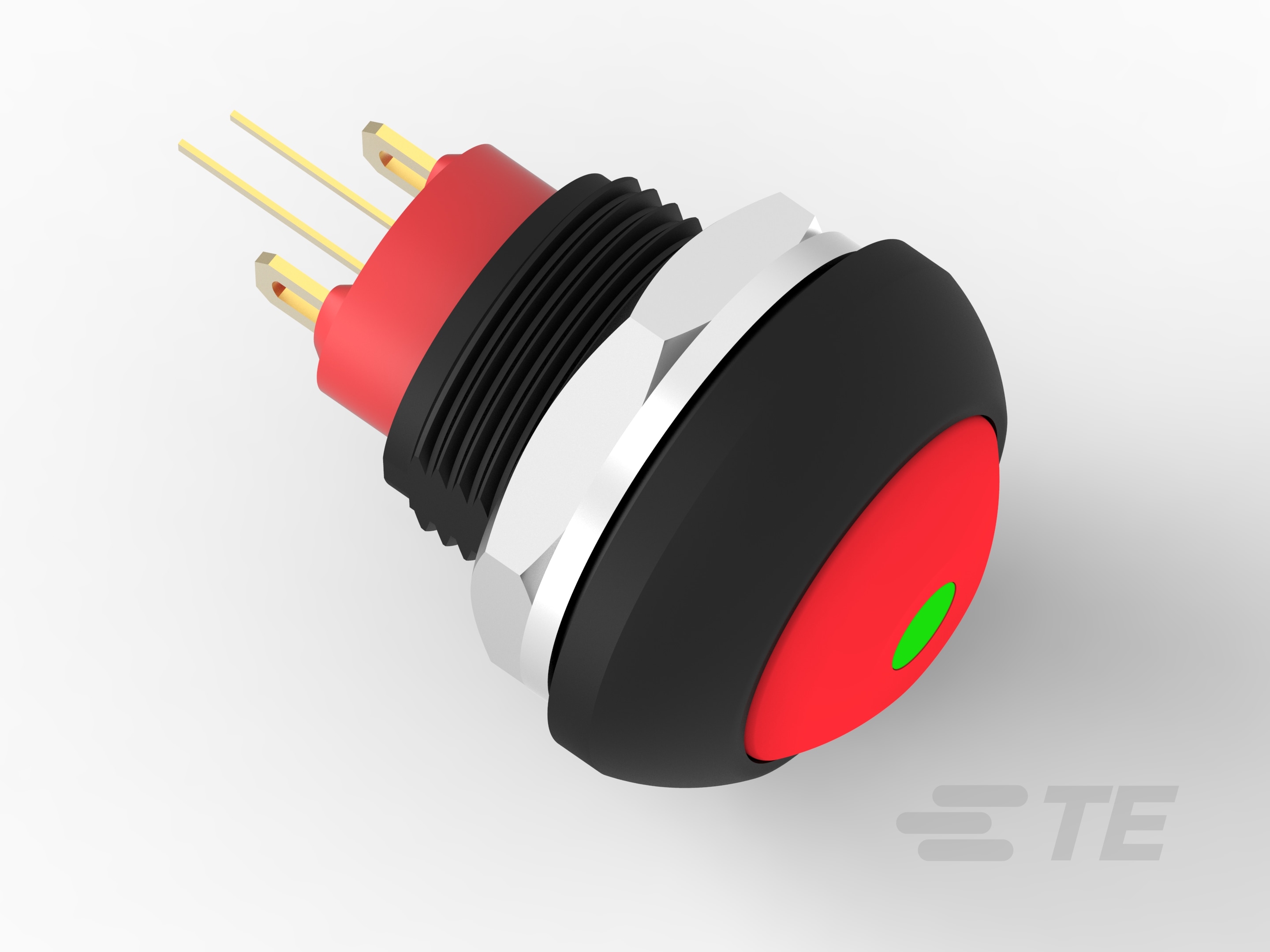 PB OFF/ON FC RED M1 TERM GRE LED IP68-2329387-9 PB OFF/ON FC RED M1 TERM GRE LED IP68-2329387-9