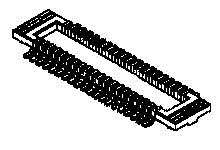 5015942011 - SlimStack Board-to-Board Plug, 0.40mm Pitch, Surface Mount, Dual Row, Vertical Stacking, 0.90mm Stacking Height, with Solder Tabs, 20 Circuits