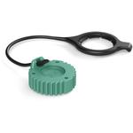 Amphenol-AHDC169-T-OBDGN Connector Accessories HD Series 9 Pin Receptacle Cap w/ Rubber Tether OBD GREEN