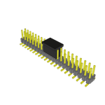 Samtec-TSM-121-01-L-DV-A-P Connector Headers and PCB Receptacles Conn Unshrouded Header HDR 42 POS 2.54mm Solder ST Top Entry SMD Tube