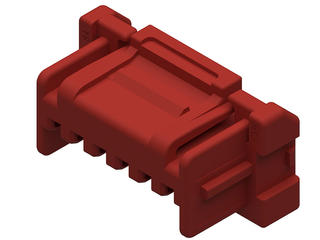2012002102 - Spot-On Wire-to-Board Receptacle Housing, 2.00mm Pitch, Single Row, 10 Circuits, Red